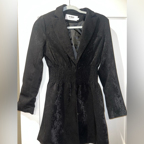 4th & Reckless Suede Black Mini Dress - Picture 2 of 6